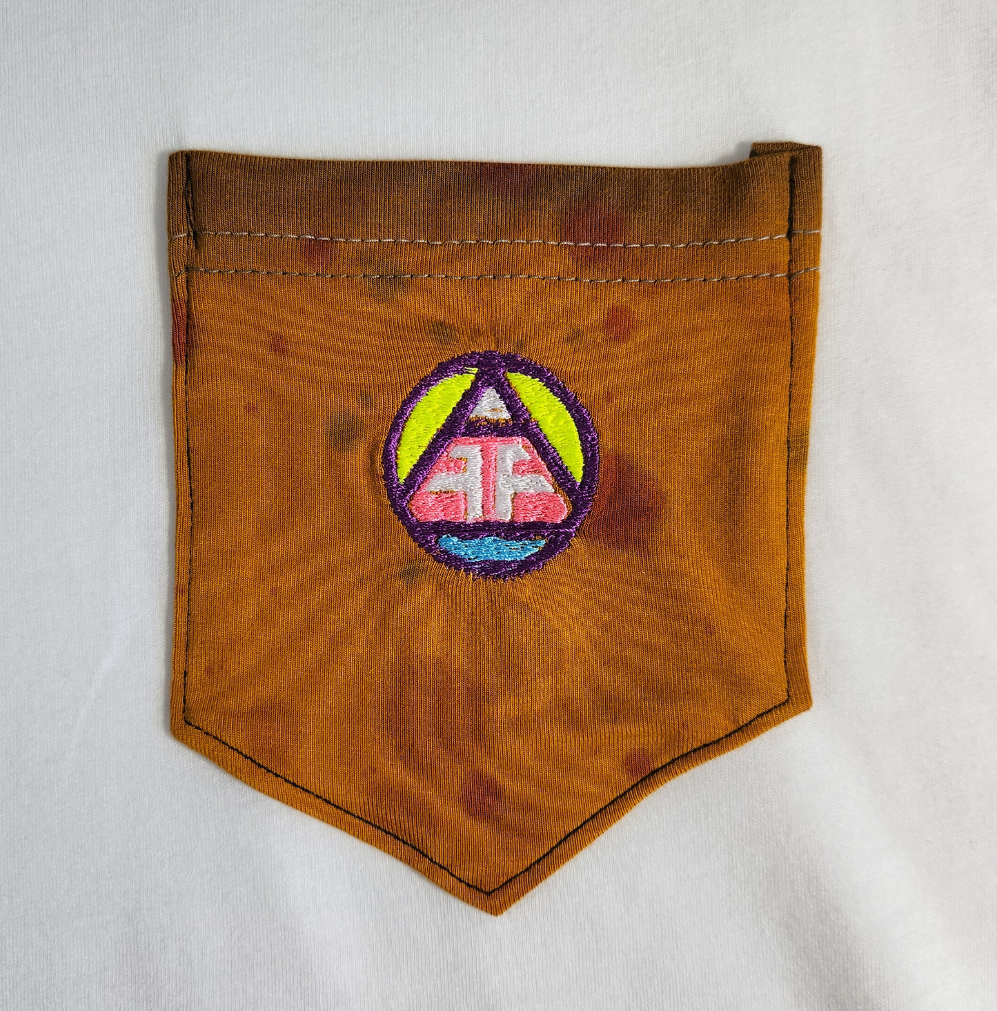 Crop Pocket Tee - Brown Trout