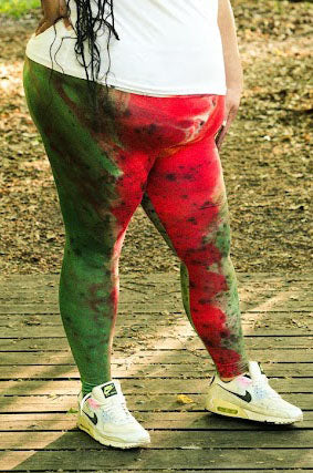 Rainbow Trout Print Leggings