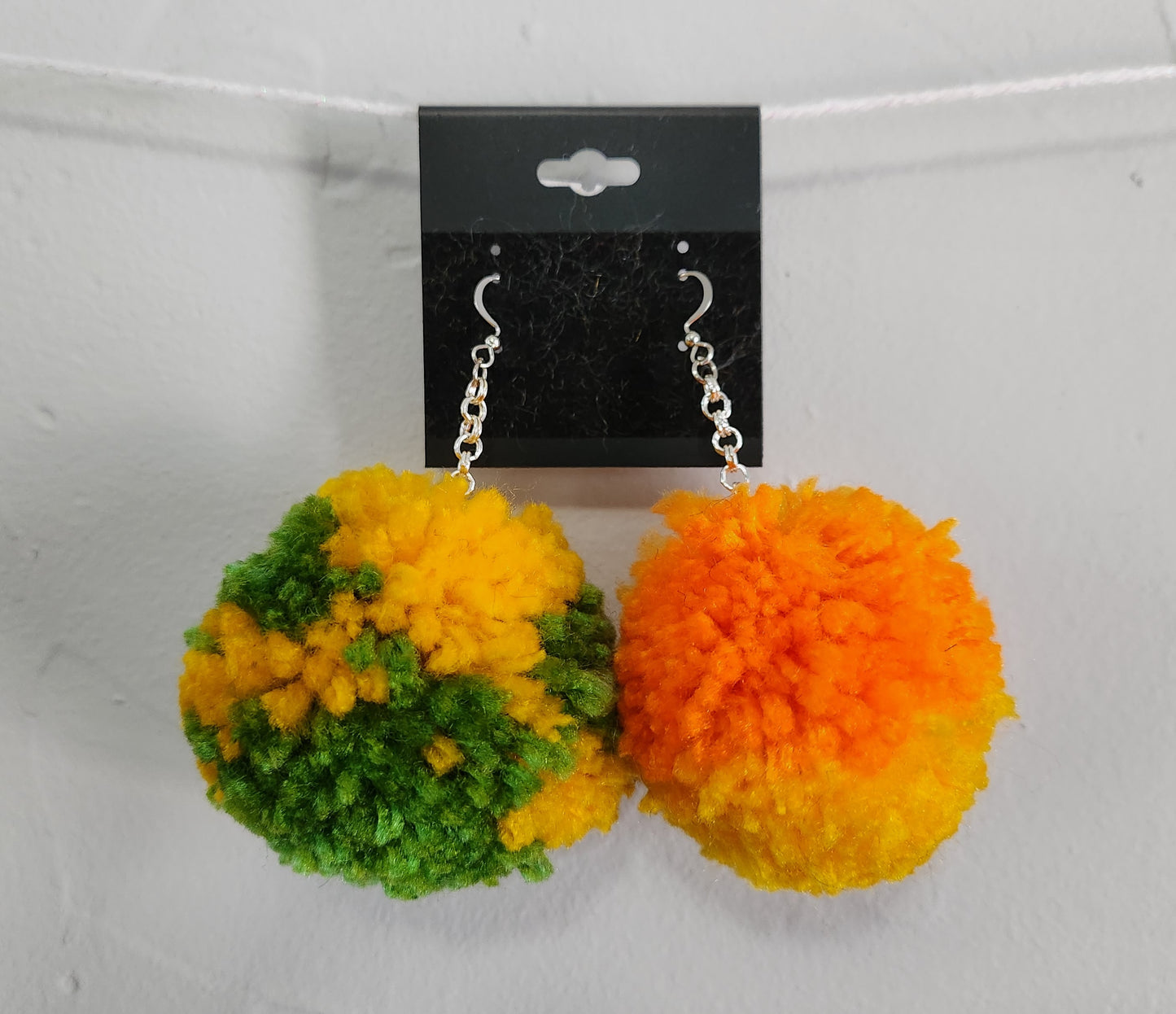 Pom Earrings