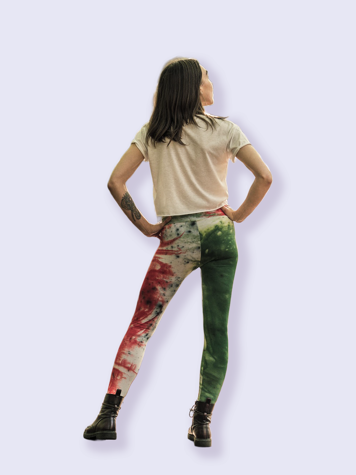 Rainbow Trout Print Leggings