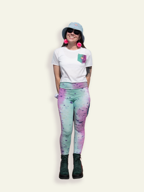 Blue Bonefish Leggings